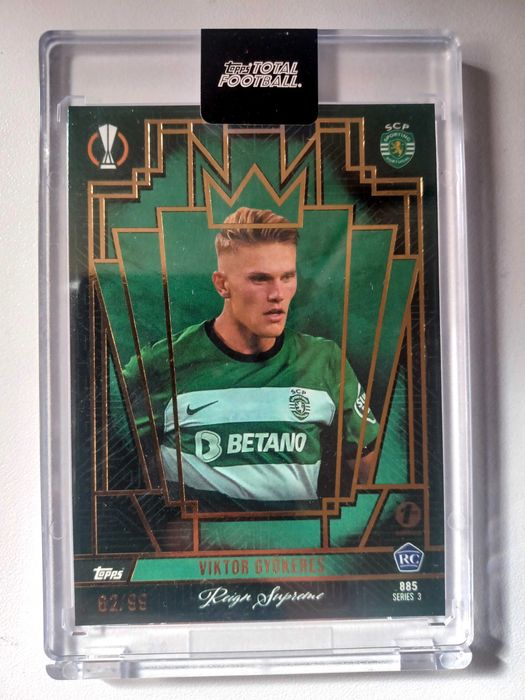 Viktor Gyokeres Reign Supreme, 99. 1st Edition
Rookie cards