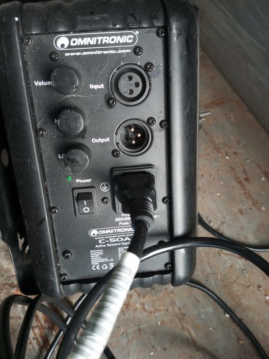 Активна колонка акустика Omnitronic C50A пульт керування мікшер AltoS6
