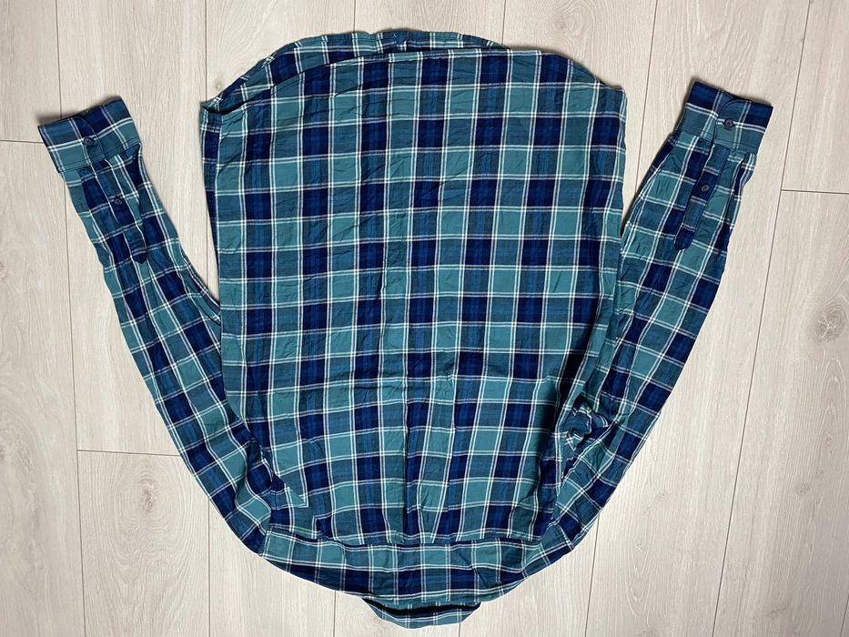 WRANGLER r.L oryginalna koszula męska w kratkę stan BDB
