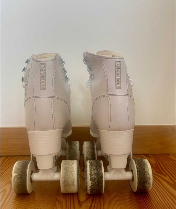 Patins KRF School Quad Tam. 37 + Proteções Oxelo Tam. S