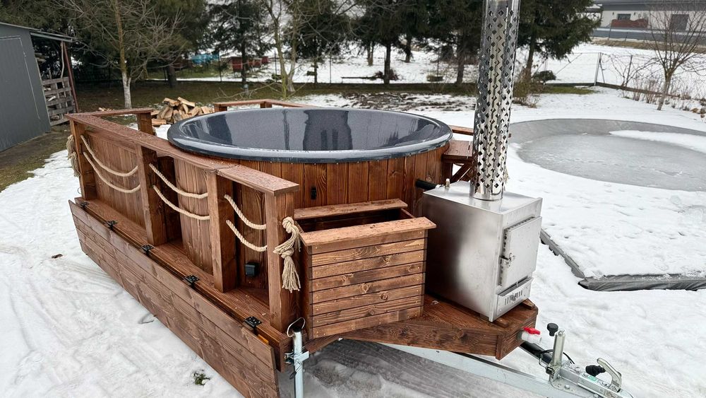 Mobilna Balia Wynajem | Jacuzzi na kółkach | Ruska Bania + Dowóz