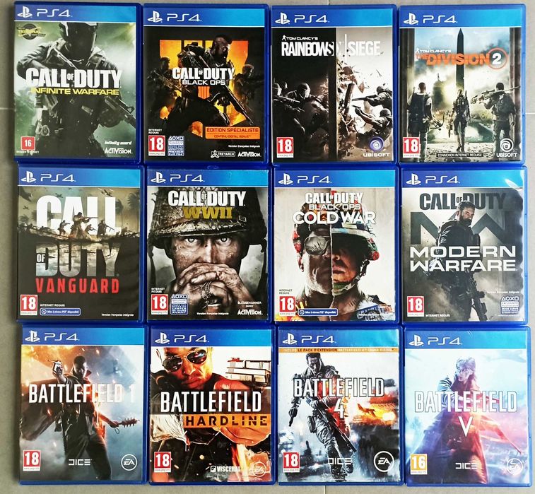 Jogos Guerra Playstation 4 e 5 (PS4 / PS5)