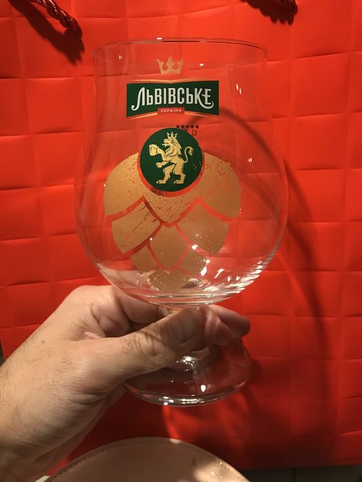 Бокали для пива "Львівське" 0,3; 0,5; 1л