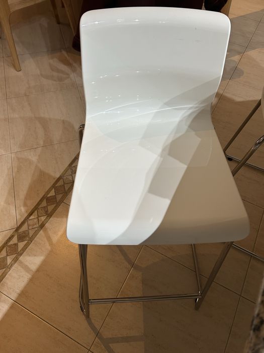 4 cadeiras alta Glenn Ikea Branca