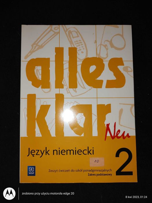 Alles klar Neu 2 zeszyt ćwiczeń Język niemiecki