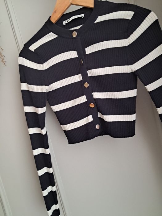 Zara krotki sweter wiskoza