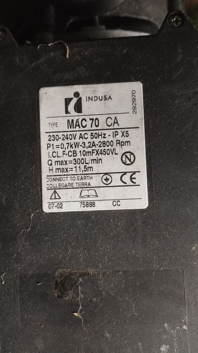 Electro bomba de 220v para banheira