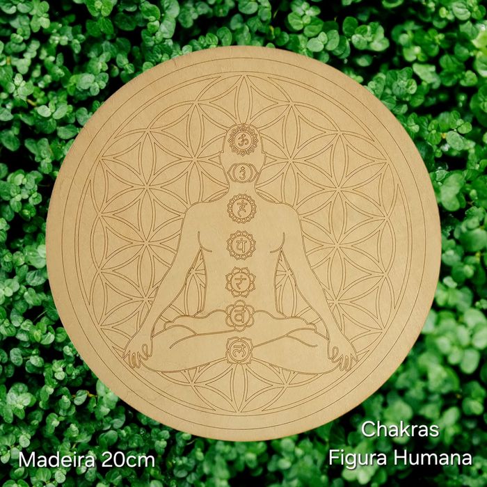 Mandalas Geometria Sagrada madeira 20cm