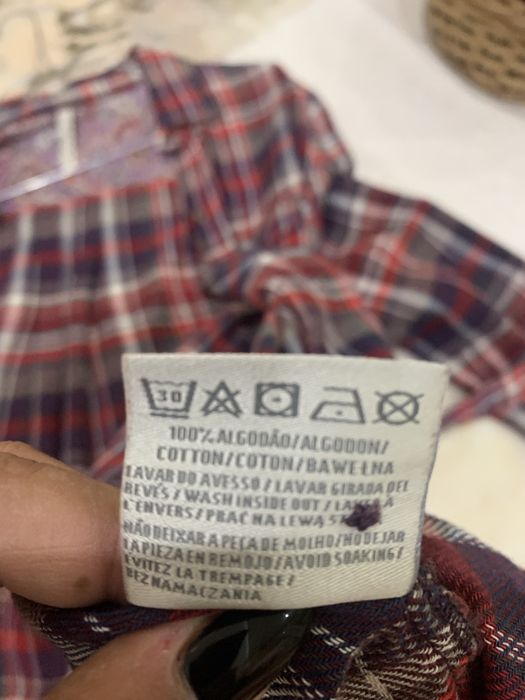 Camisa túnica Throttleman tamanho L bordeaux/vermelho