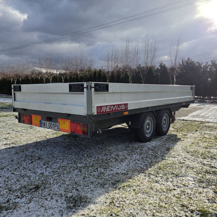Przyczepa  laweta dwuosiowa Westfalia najazdy  lad 1430kg