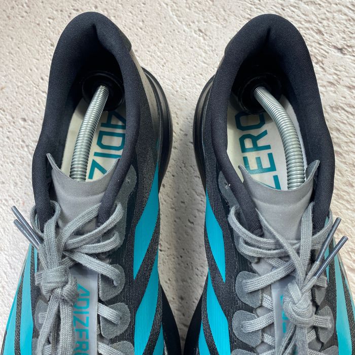 46.5 js4488 елітні бігові кросівки adidas adizero evo sl black