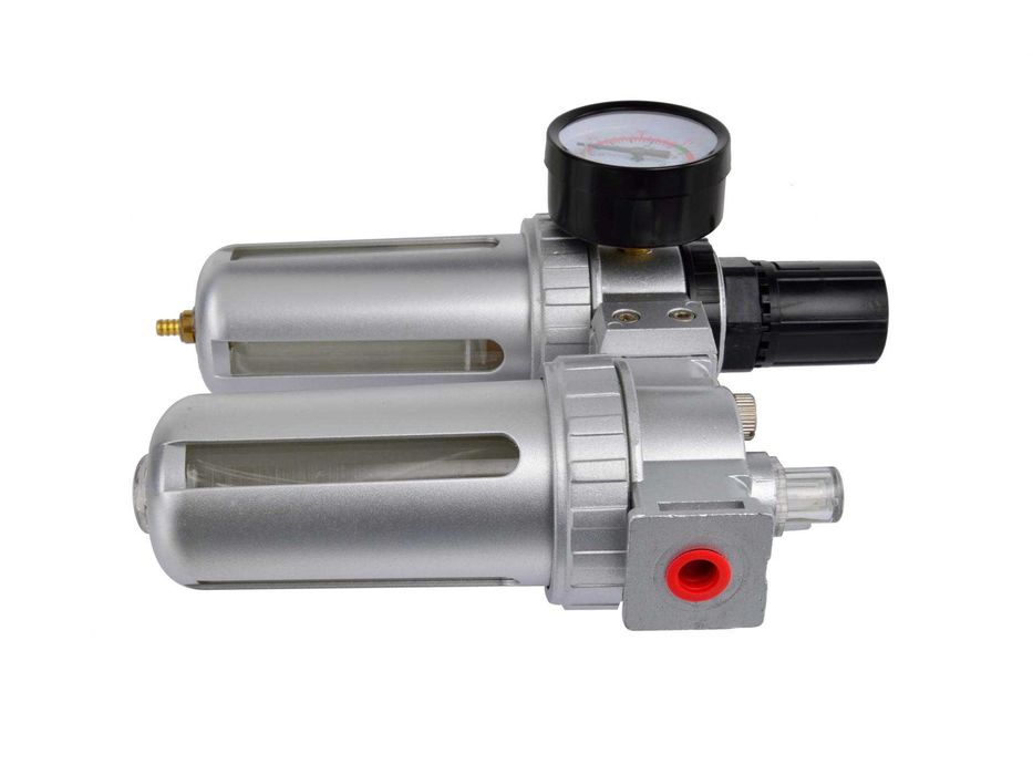 Reduktor powietrza z filtrem i smarowaniem 1/4" odwadniacz separator