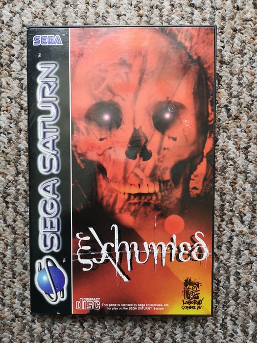 Sega Saturn gra Exhumed wersja PAL angielski