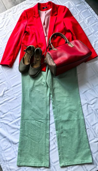 Dżinsy Damskie Dzwony Tchibo r. 44/46