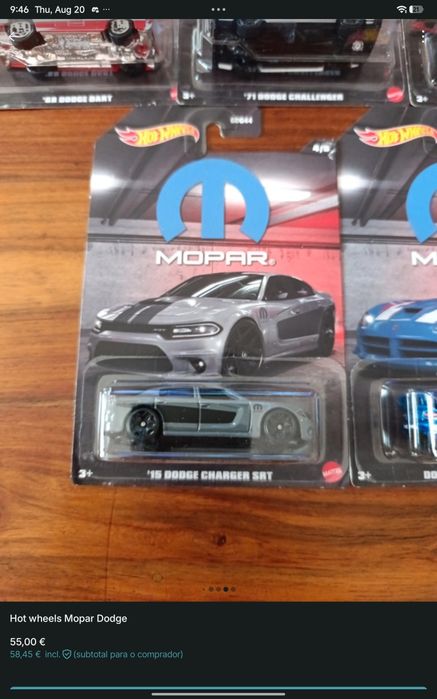 Hot wheels Mopar 5 x Dodge
