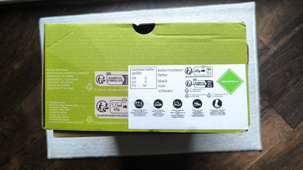 Buty outdoor wodoodporne