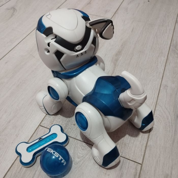 Robopies interaktywny, piłka, kość.