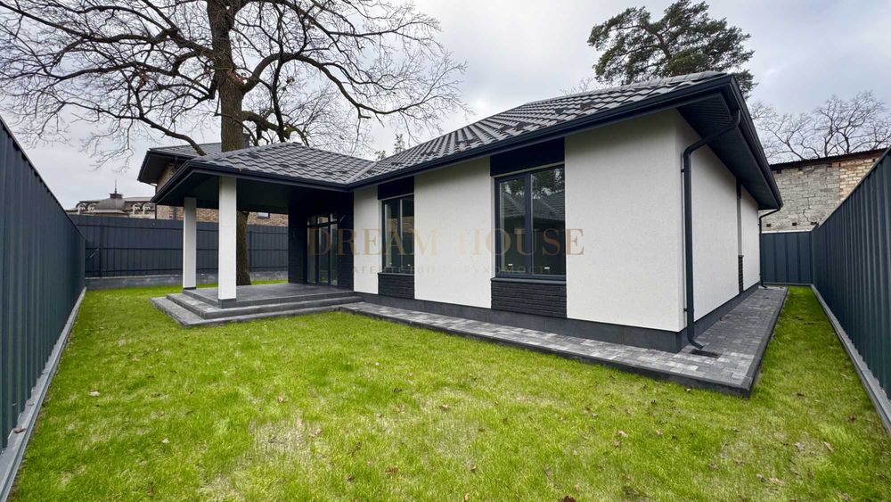 Одноповерховий будинок на 5 сотках у Бучі. Газове опалення