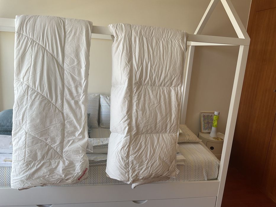 Lençóis, Almofadas e edredões Zara Home e Paradies( Nórdico)