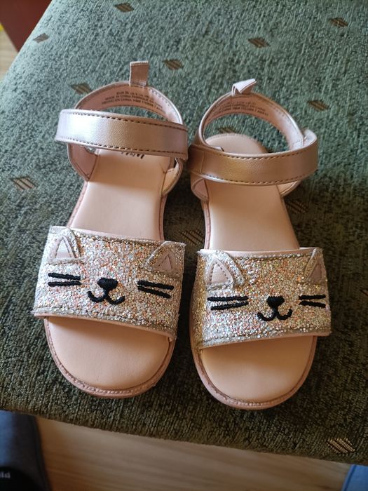 różowe sandały dla dziewczynek H&M 26 rozmiar