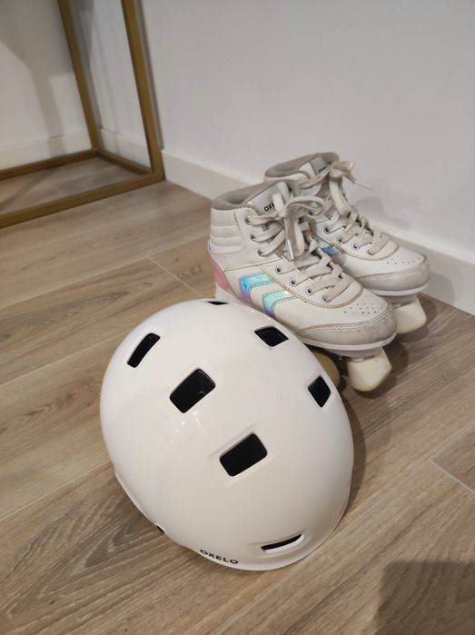 Patins  com capacete
