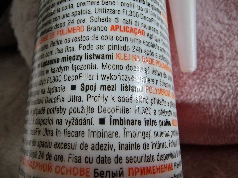 Klej do sztukaterii, AdeFix, DekoFix Ultra, DecoFix Power