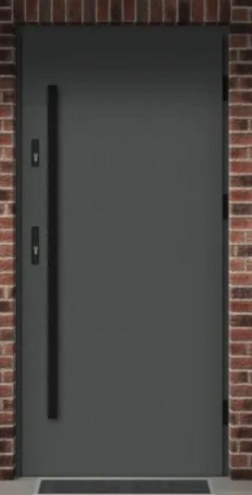 Nowe drzwi wejściowe Porta antracyt