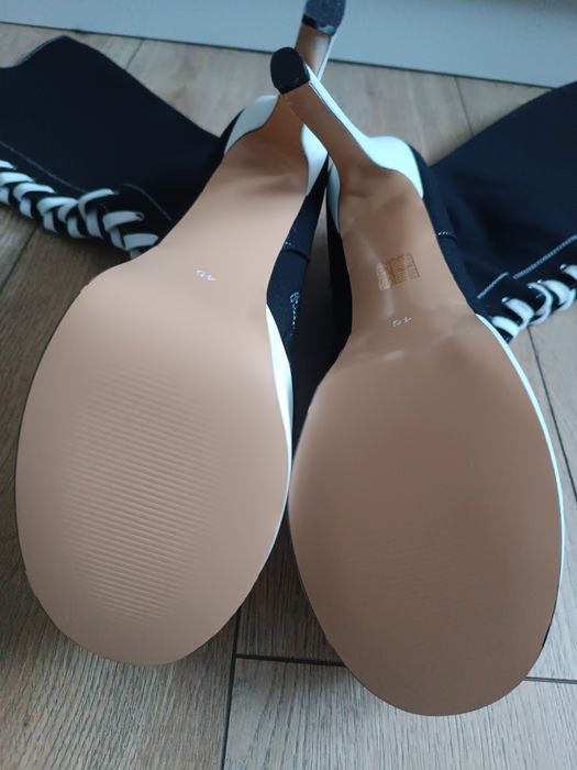 Czarne botki trampki