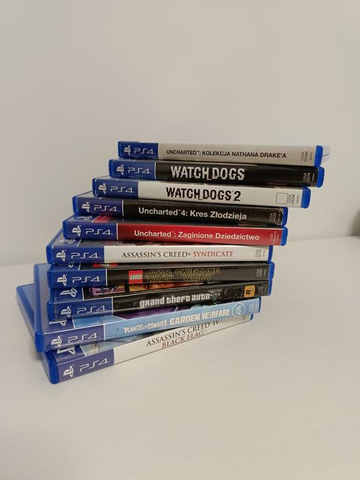 PlayStation 4 + 9 GIER | Pad | Kabel zasilający | Gotowy zestaw