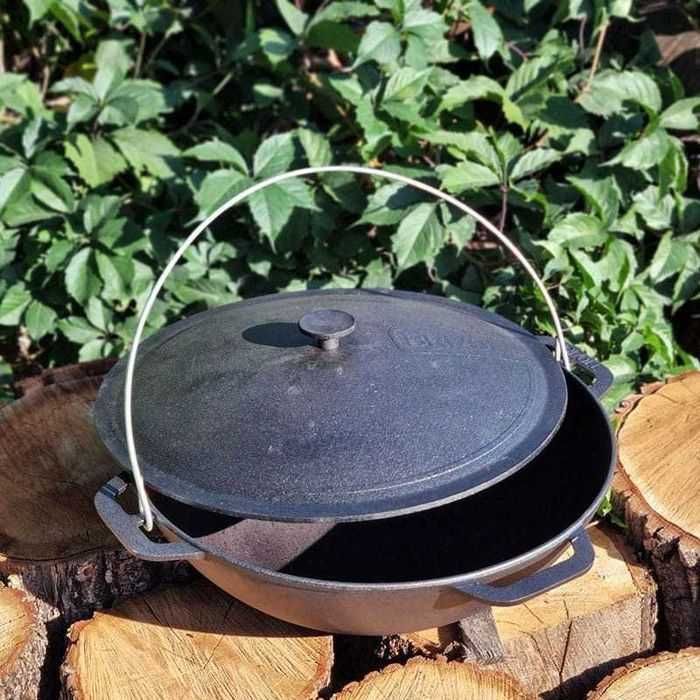 ‼️ Казан 12 л чавунний. Казанок азіатский, татарський Brizoll брізол‼️