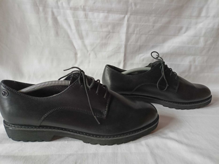 Tamaris roz. 41 - dł. wkł. 26,5 cm- skóra- stan bdb