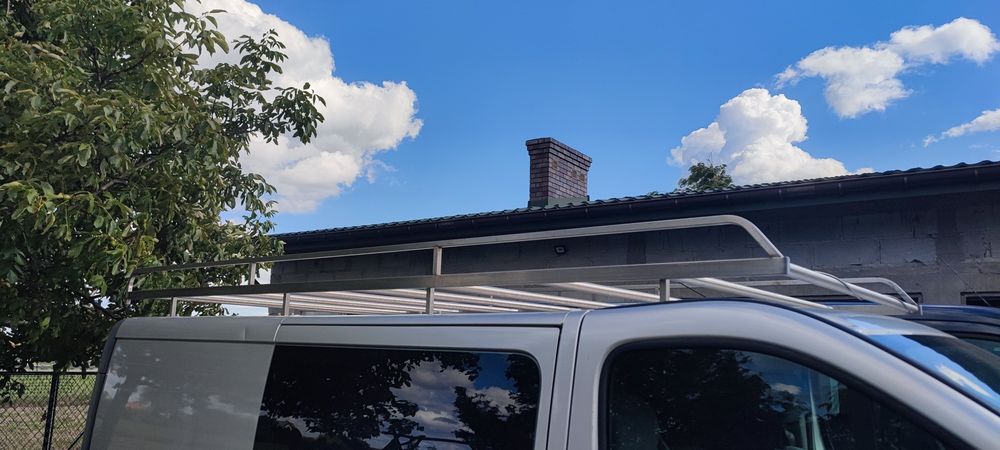 Bagażnik dachowy platforma ze stali KWASOODPORNEJ (kwasówka) Opel Vivaro / Renault Trafic / Nissan Primastar L2H1 Long