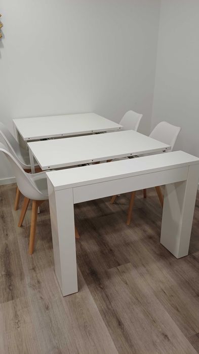 Mesa extensível Branca
