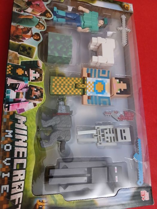 Conjunto de Figuras Minecraft - Novo