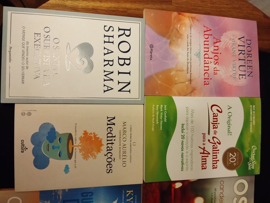 Livros sobre espiritualidade, meditação e ajuda pessoal