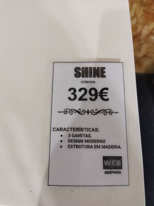 Comoda shine 3 gavetas