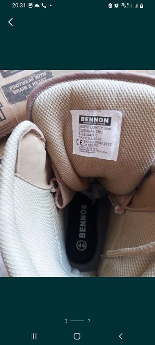 Берці військові тактичні Bennon Desert Light 01