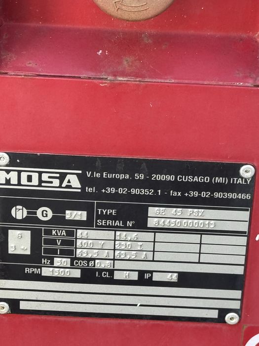 Gerador Mosa 45Kva e ats