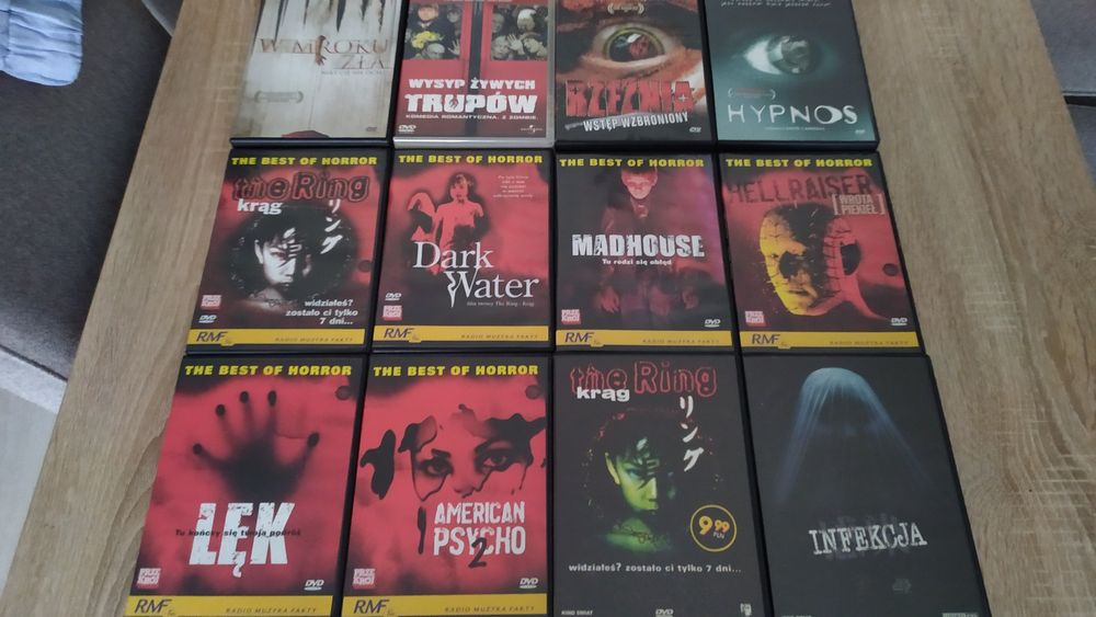 Płyty dvd Horrory