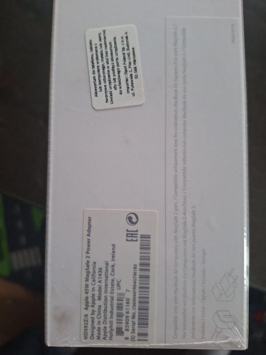 Macbook ładowarka nowa