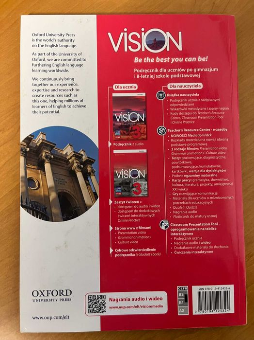 Vision 3 Teacher's Guide B1/B2 Oxford E. Szlachta