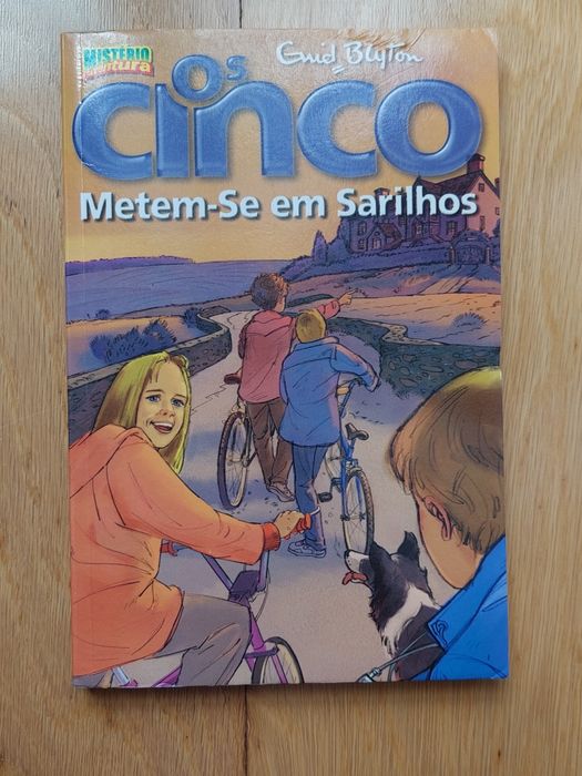 Livro "os cinco metem-se em sarilhos"
