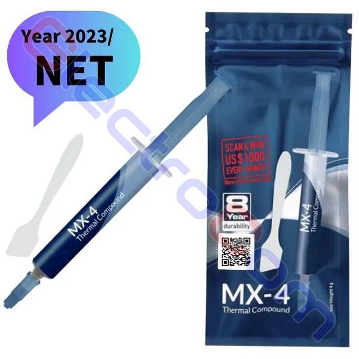 Термопаста Arctic MX-4, 4г, шприць