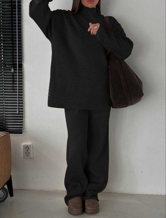 Костюм жіночий ангора светр і прямі штани | костюм женский модель 1670