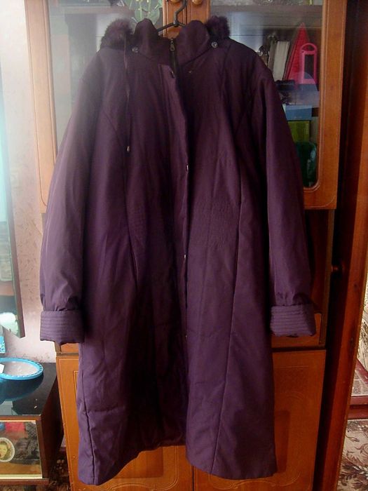 Зимове  пальто великого розміру