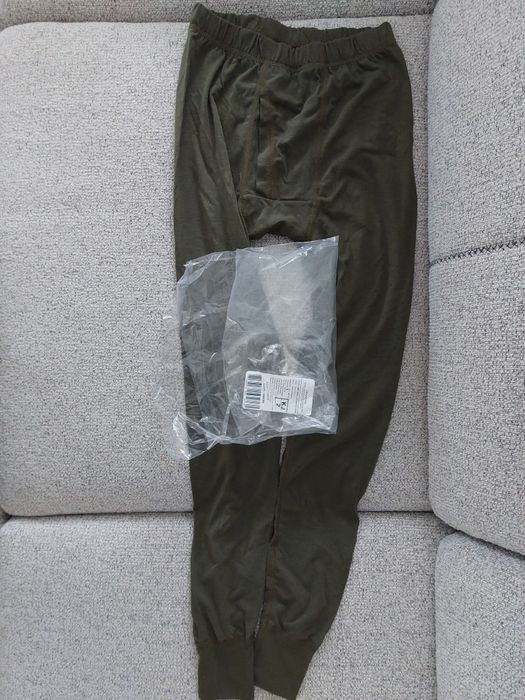 Bielizna letnia dluga 505t mon S ciemnozielony khaki kalesony spodnie