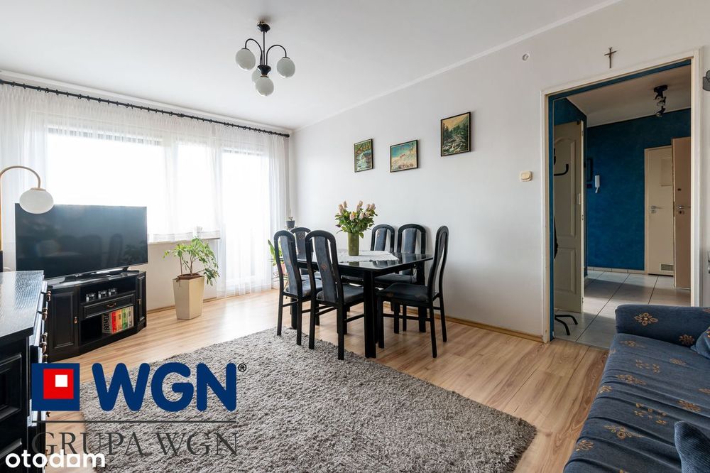 Dwupokojowe mieszkanie z oddzielną kuchnia przy ul. Kasprzaka.