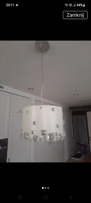 Lampa wisząca nad stół
