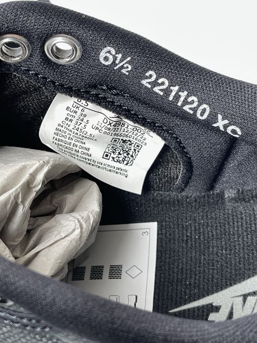 Оригинал Nike Air Jordan 1 Retro KO Low Black оригинальние джордан 1