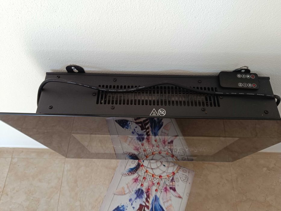 Aquecedor a imitar lareira